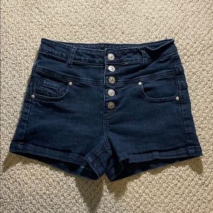 High-Waisted Jean Shorts